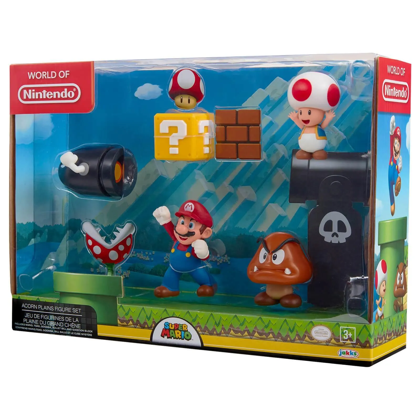 Super Mario Acorn Plains Diorama Figure Set