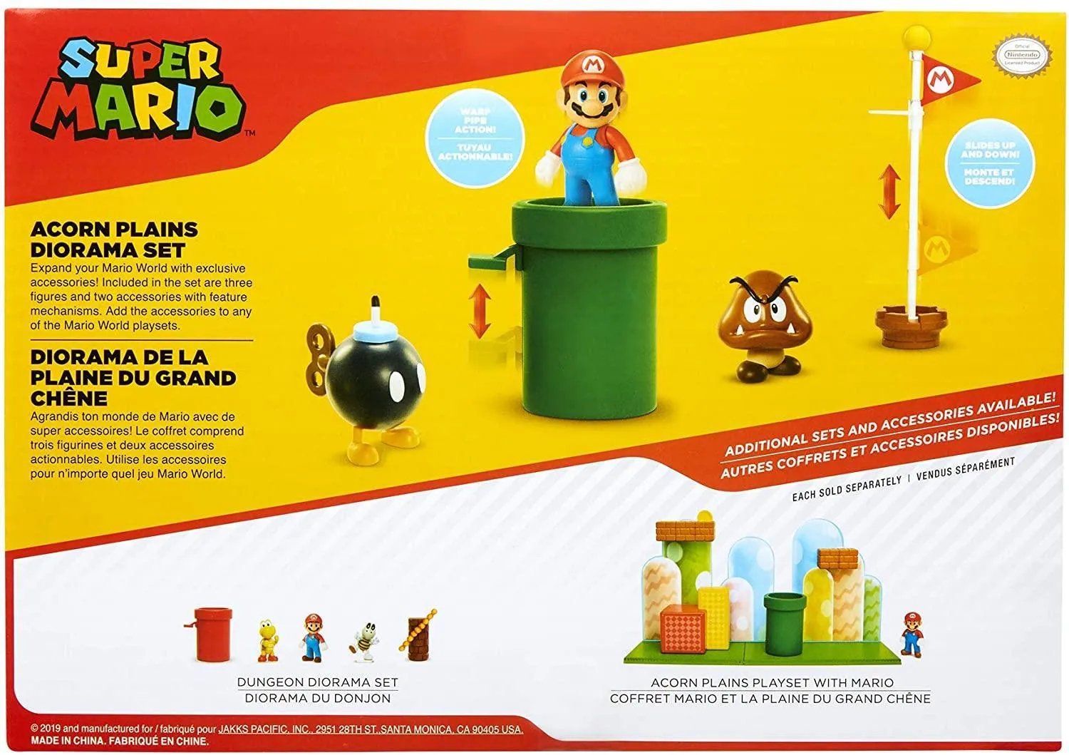 Super Mario Acorn Plains Diorama Figure Set