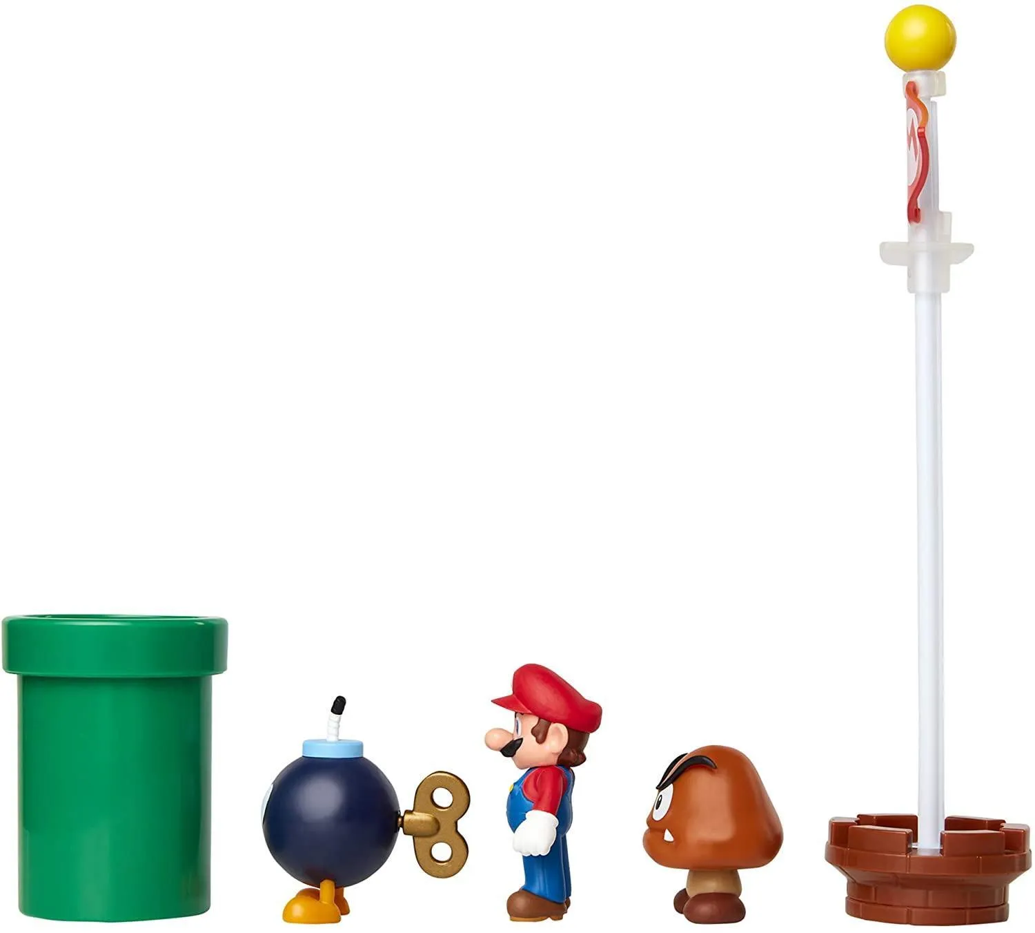 Super Mario Acorn Plains Diorama Figure Set