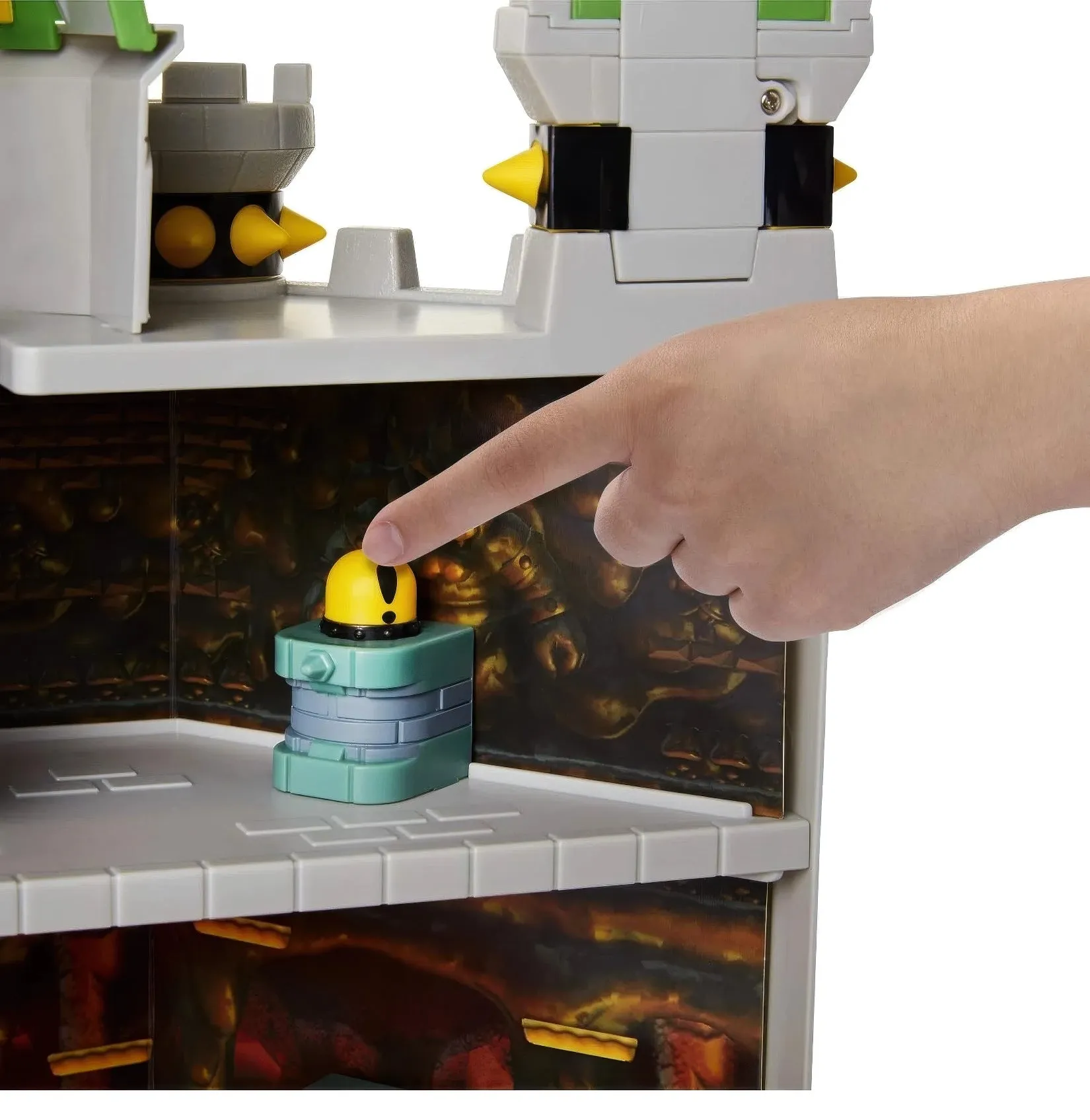 Super Mario Bros Deluxe Bowser's Castle Playset