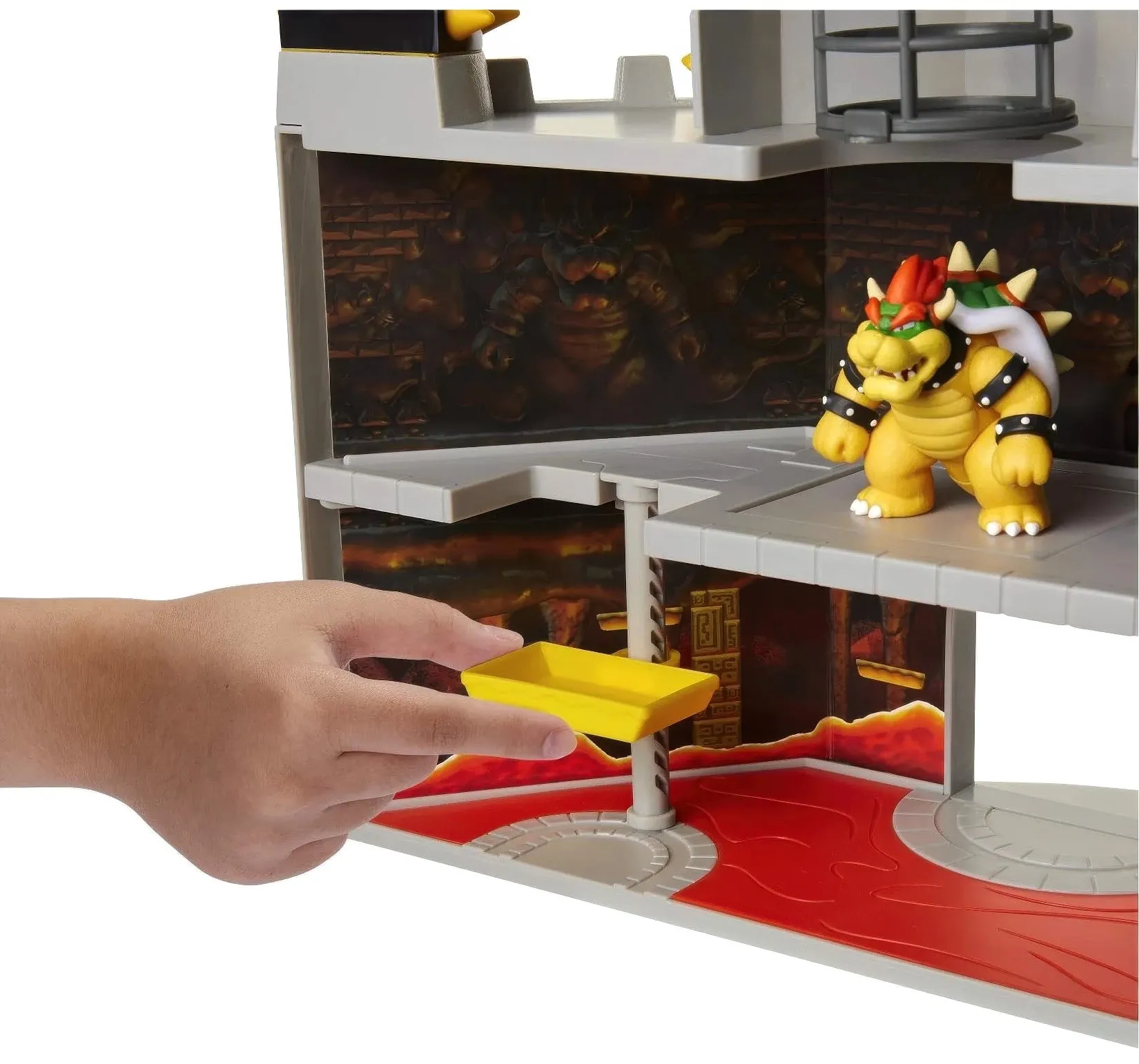 Super Mario Bros Deluxe Bowser's Castle Playset