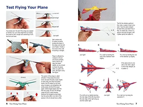 Supercool Paper Airplanes Kit: 12 Pop-Out Paper Airplanes