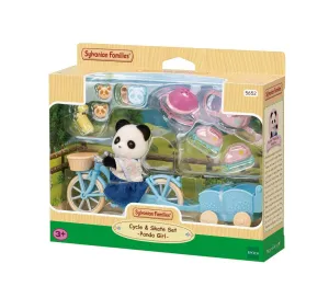 Sylvanian Families Cycle & Skate Set - Panda Girl