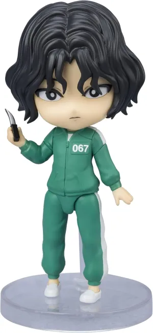 TAMASHII NATIONS - Squid Game Kang SAE-byeok Figuarts Mini - 3.5" Collectible Action Figure for Ages 15 
