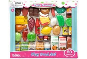TASTY GOURMET 50 PIECE PLAY FOOD SET