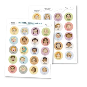 Te Reo Māori Magnet Set - Feelings & States