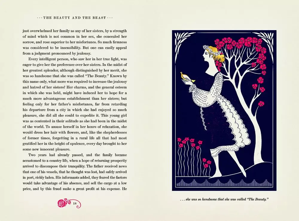 The Beauty and the Beast: Illustrated with Interactive Elements