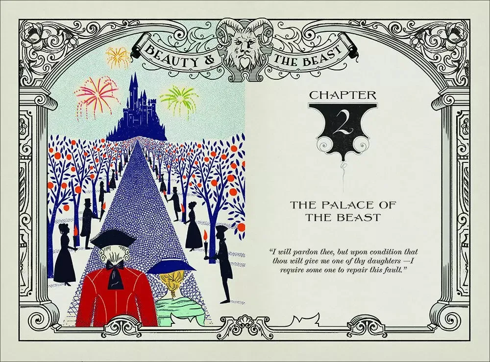 The Beauty and the Beast: Illustrated with Interactive Elements