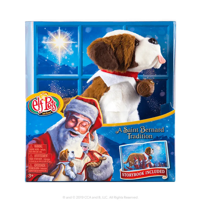 The Elf on the Shelf Elf Pets: A Saint Bernard Tradition