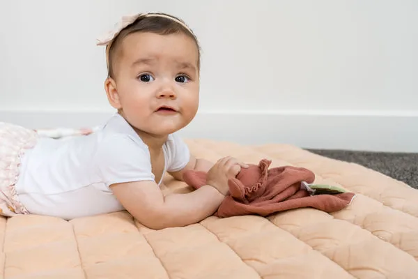 Tikiri Comforter | Lion with Rubber Leaf Teether