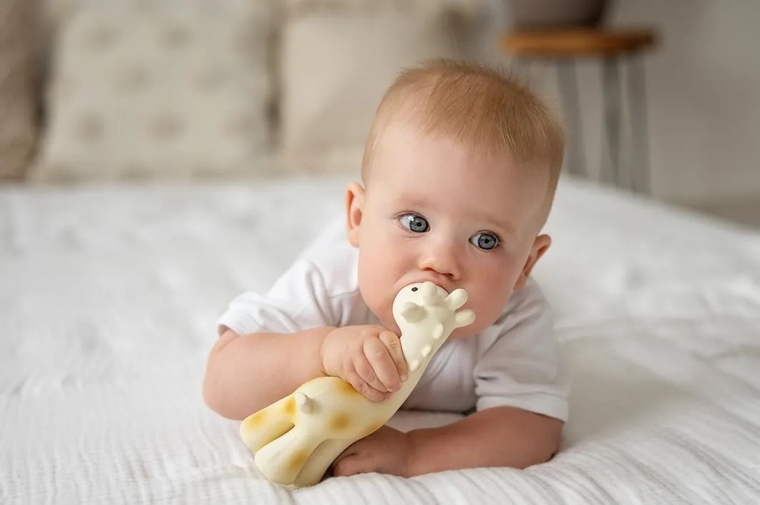 Tikiri Teether & Bath Toy | GIRAFFE Gift Boxed