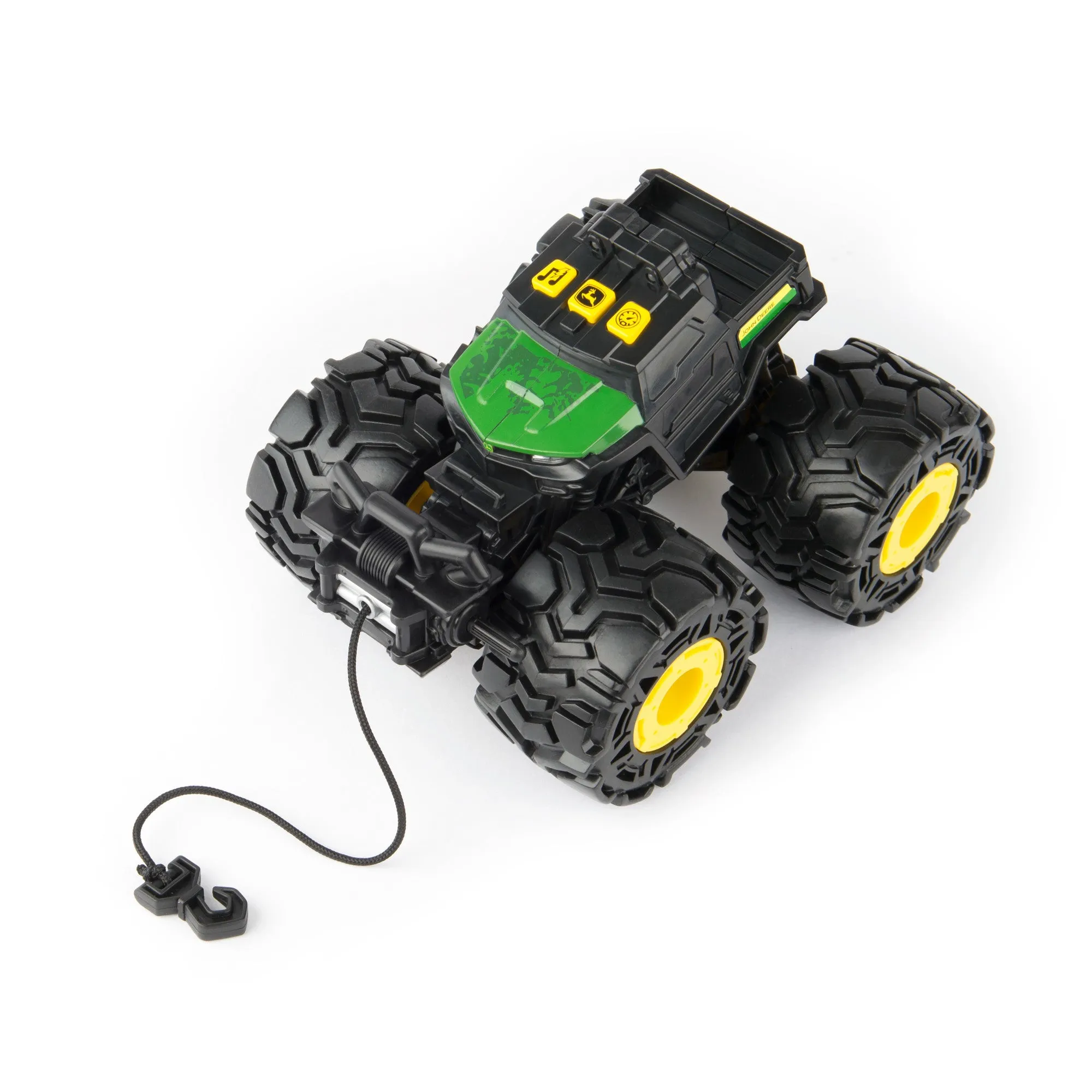 TOMY John Deere Kids 6 Inch Monster Treads Lights & Sounds Vehicle Gator