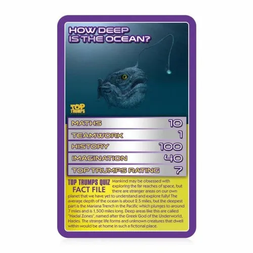 Top Trumps Stem: Peculiar Problems