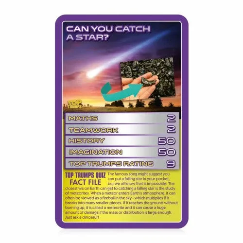 Top Trumps Stem: Peculiar Problems