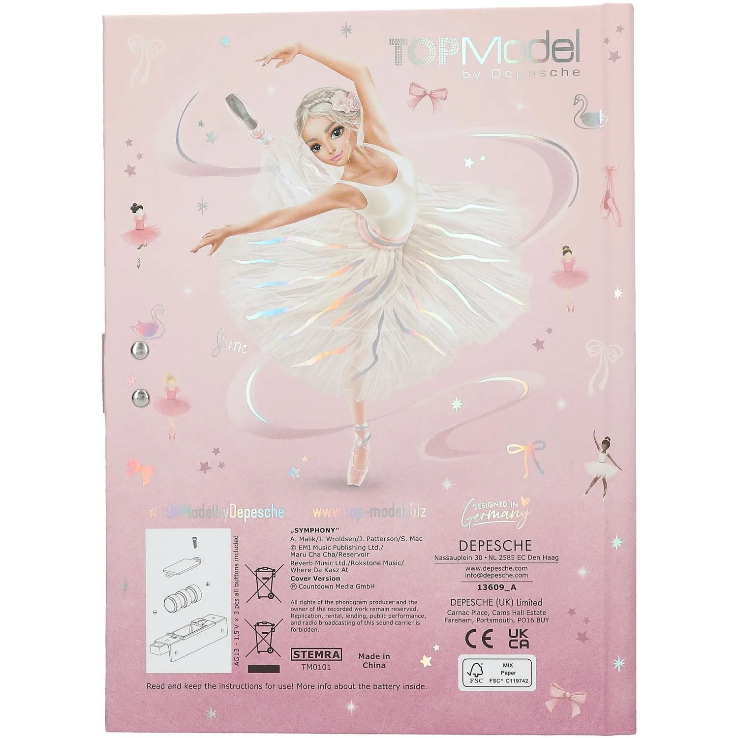TOPModel Ballet Diary With Code And Sound