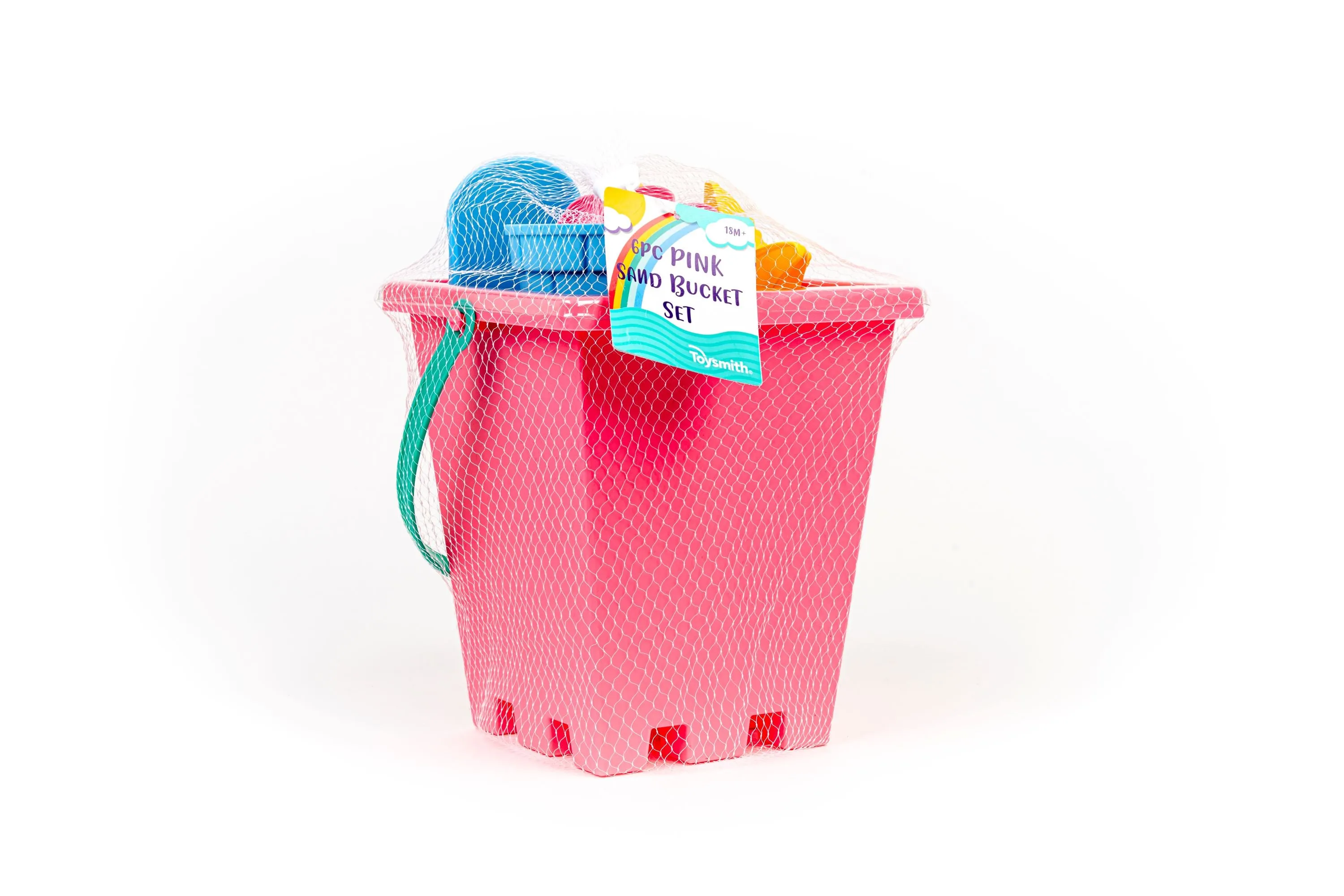 Toysmith 6pc Set Pink Sand Bucket Set