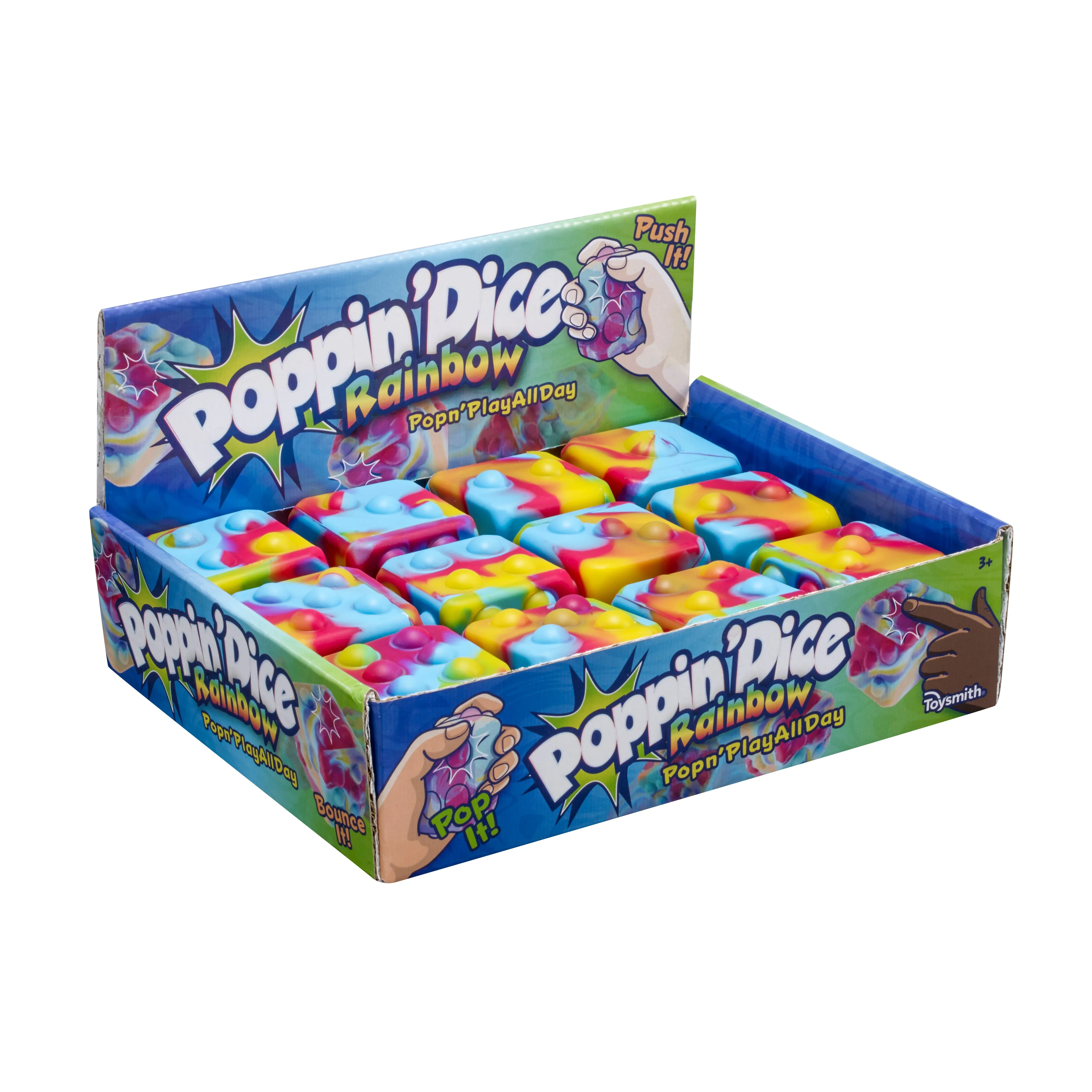 Toysmith Poppin' Dice - Rainbow