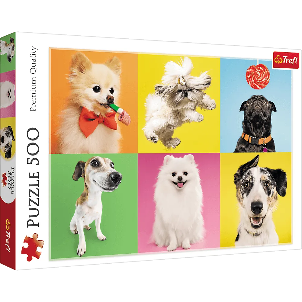 TREFL 500 PIECE PUZZLE DOGS