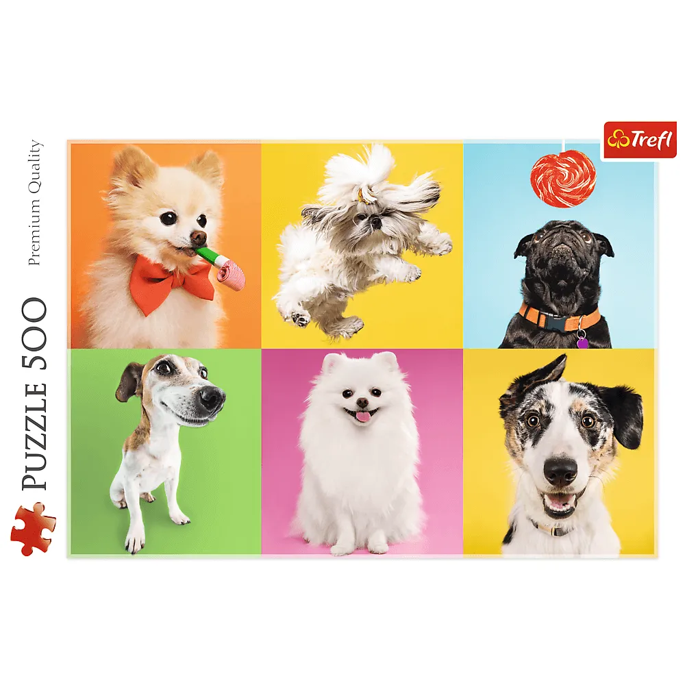 TREFL 500 PIECE PUZZLE DOGS