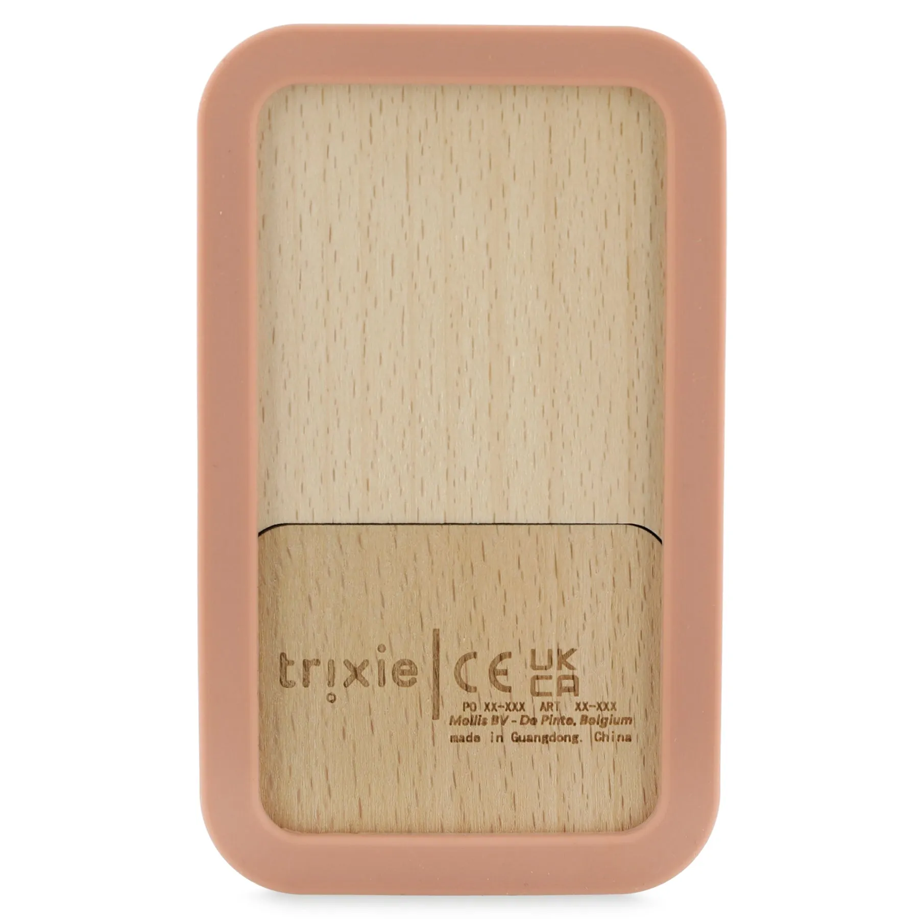 Trixie: Wooden silicone baby phone - Mrs Cat