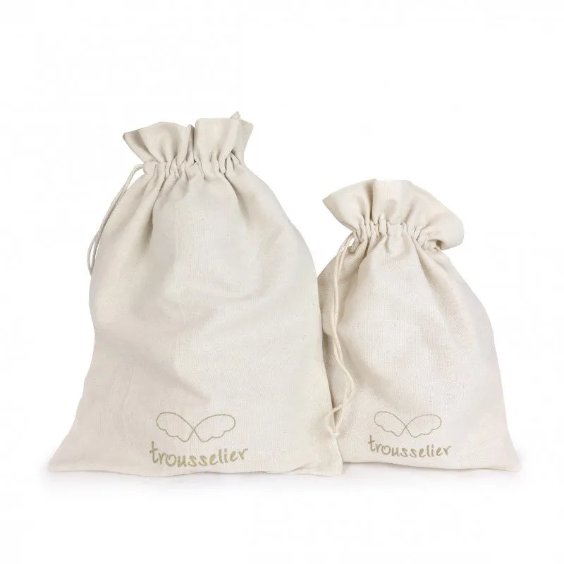 Trousselier Musical Bunny Fluffy 25cm Old Pink Organic Cotton