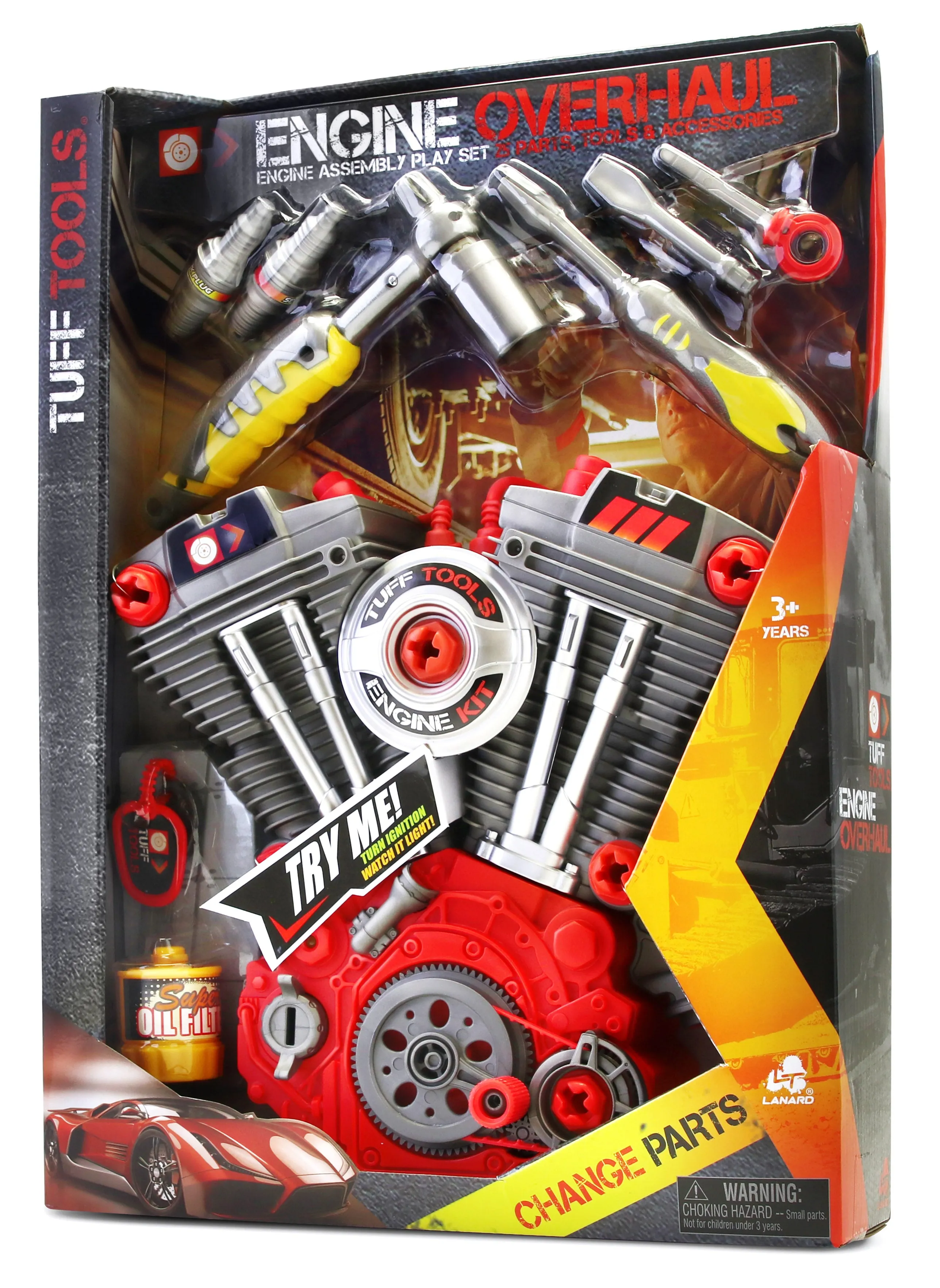 TUFF TOOLS ENGINE OVERHAUL ENGINE ASSEMBLY PLAY SET