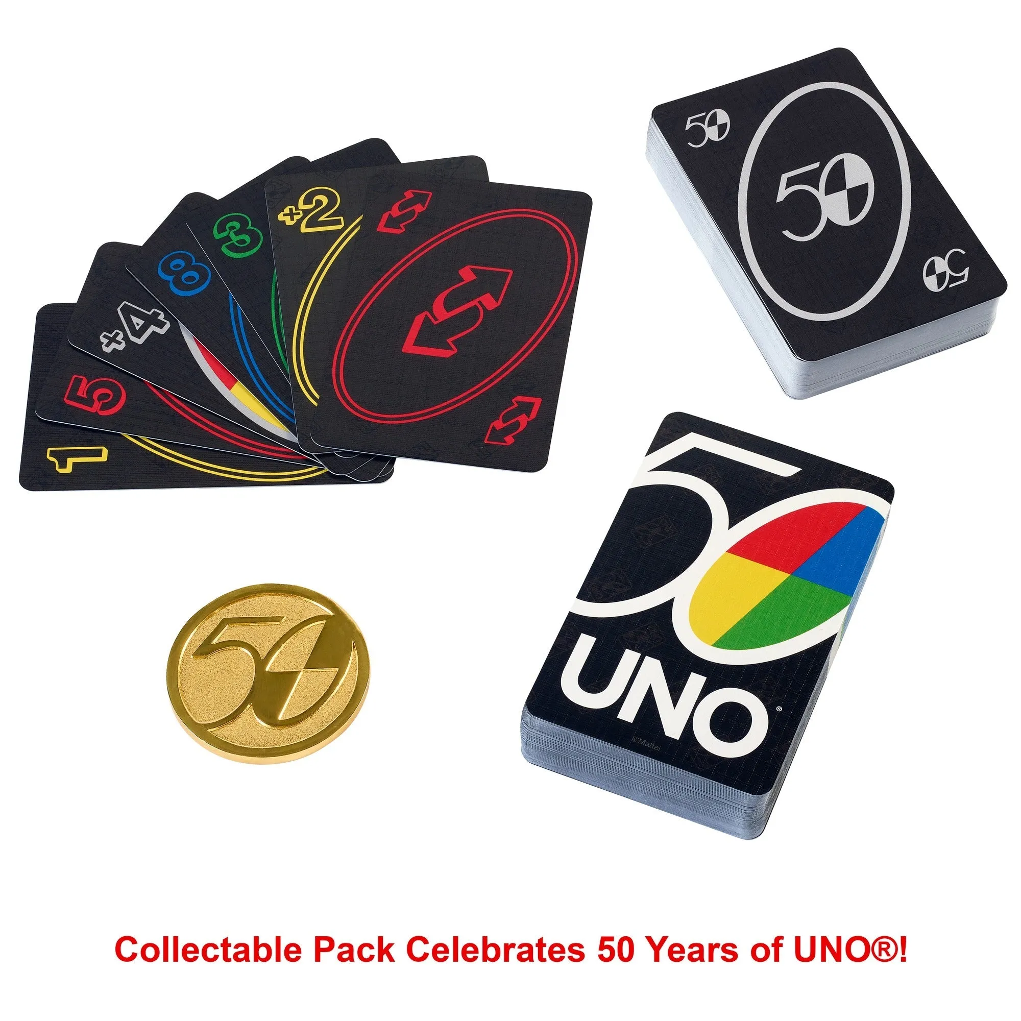 UNO PREMIUM 50TH ANNIVERSARY EDITION CARD GAME
