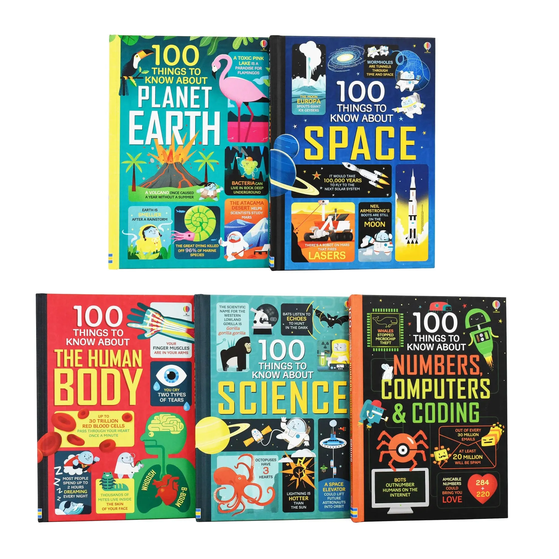 Usborne 100 Things to Know Book Assortment  - Ages 8-12