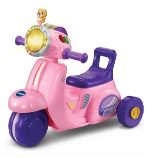 VTech Baby 2-in-1 Ride & Balance Scooter, Pink