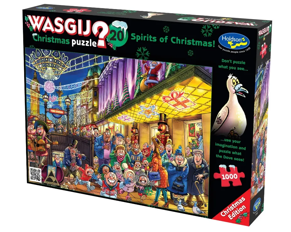 Wasgij Christmas 20 1000Pc Puzzle Spirits Of Christmas