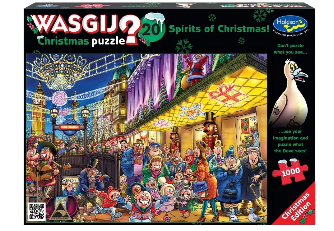 Wasgij Christmas 20 1000Pc Puzzle Spirits Of Christmas