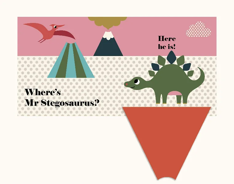 Where's Mrs T-Rex? (Felt Flaps)