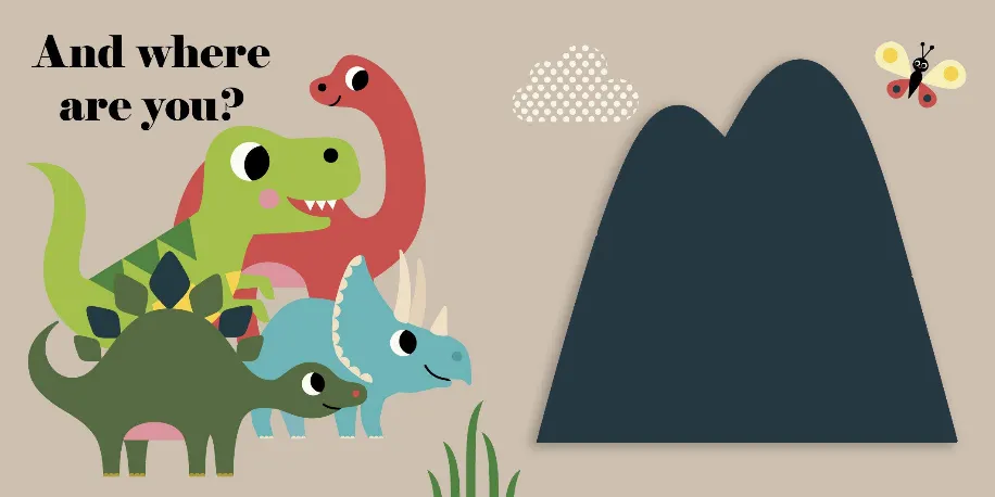 Where's Mrs T-Rex? (Felt Flaps)