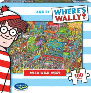 WHERE'S WALLY? WILD WILD WEST 100 PIECE MINI PUZZLE