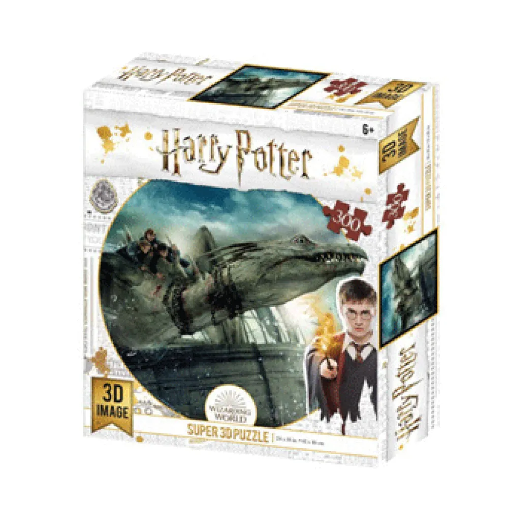 Wizarding World Prime Harry Potter Riding A Dragon Super 3D 500 Piece Puzzle