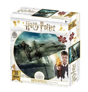 Wizarding World Prime Harry Potter Riding A Dragon Super 3D 500 Piece Puzzle