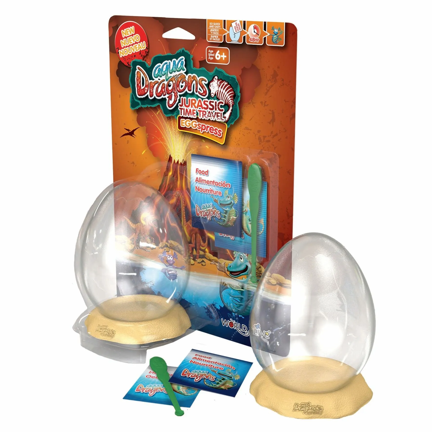 World Alive Aqua Dragons Jurassic Time Travel Eggspress