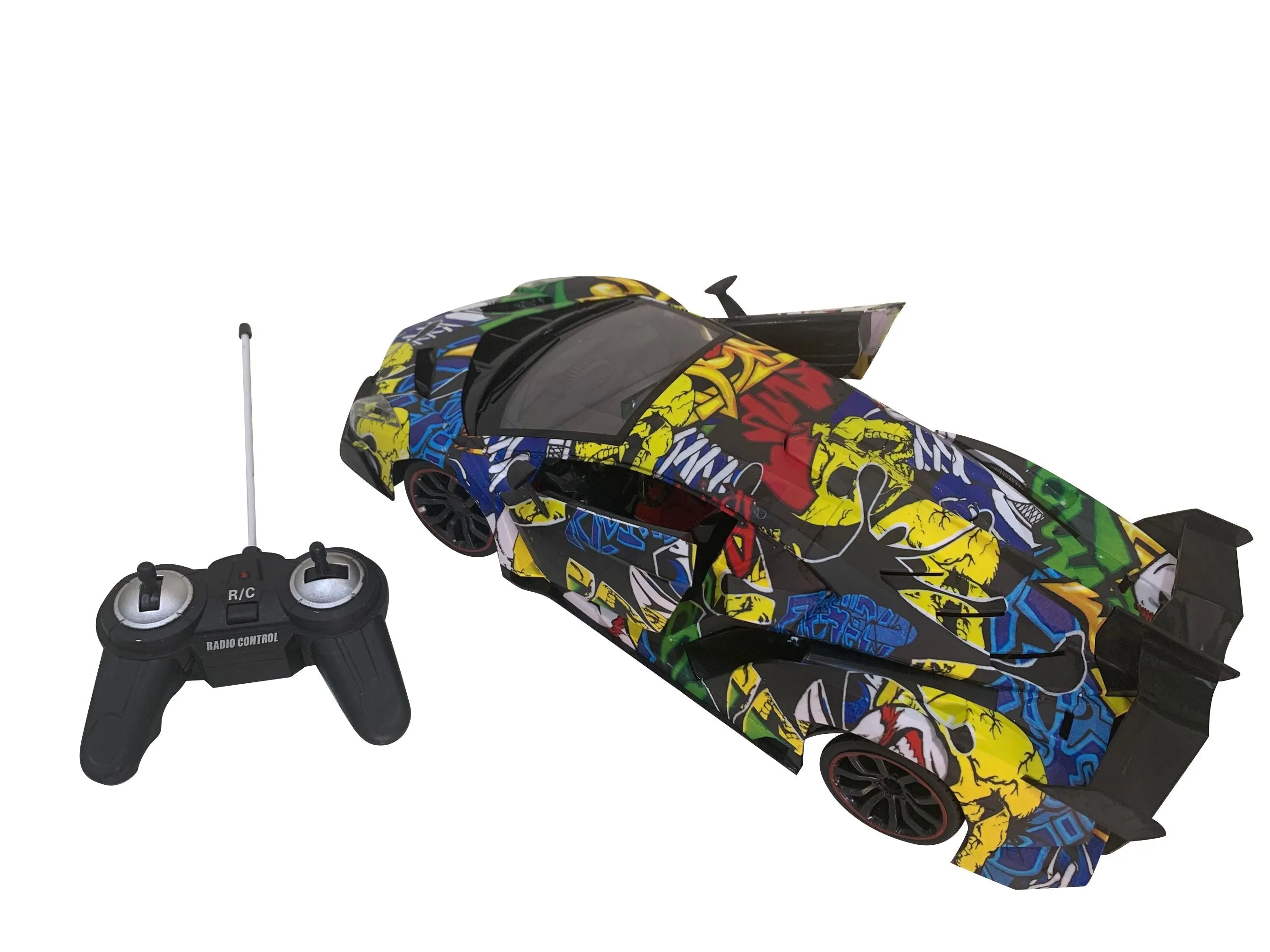 World Racing 1:10 Remote Control Lamborghini Graffiti Racing Car