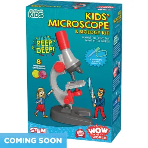 Wow in the World: Kids Microscope & Biology Kit - COMING FALL 2025