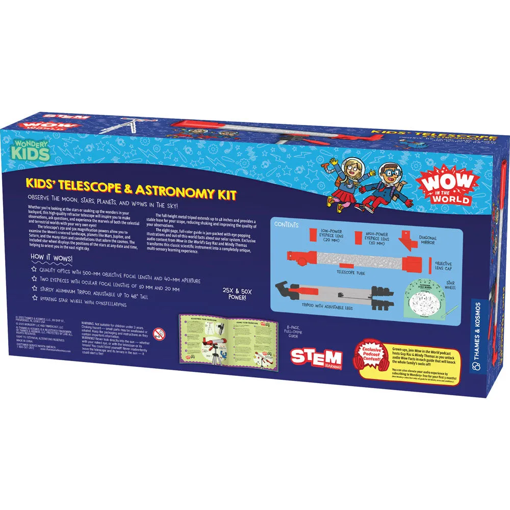 Wow in the World: Kids Telescope & Astronomy Kit - COMING FALL 2025