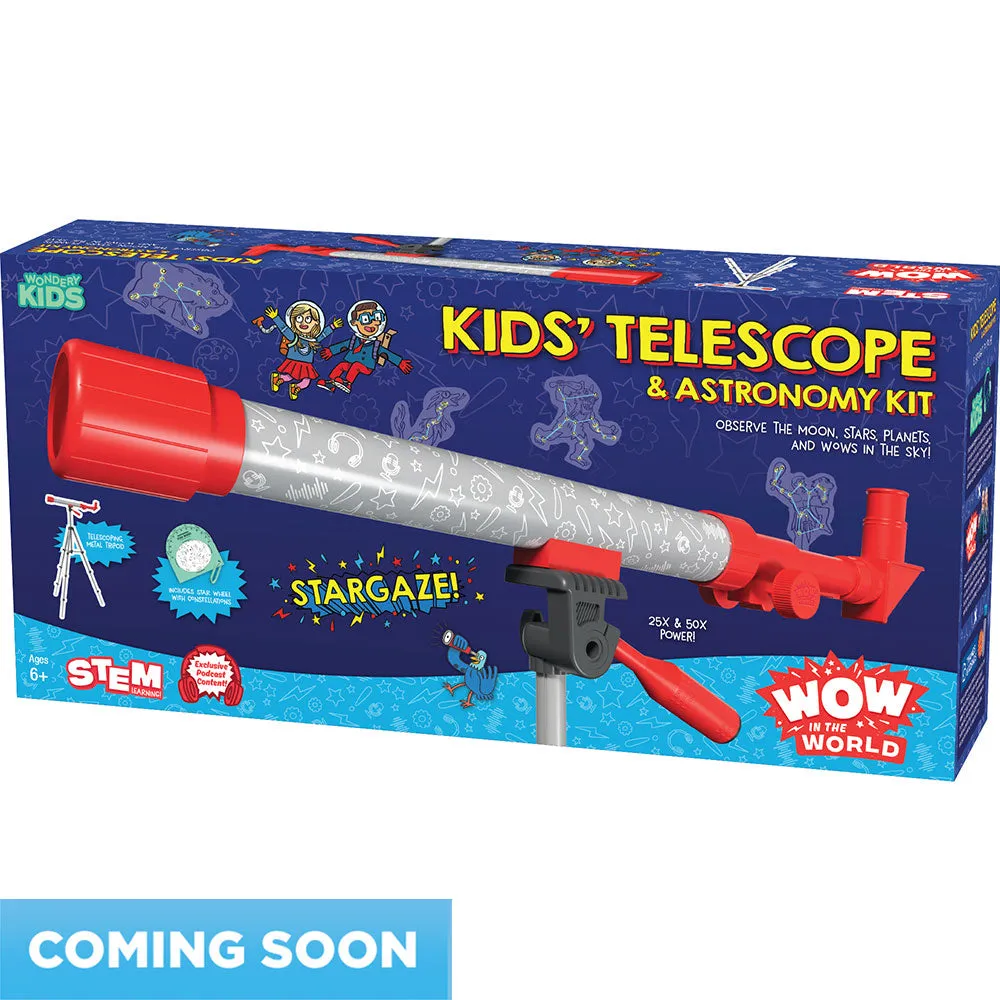 Wow in the World: Kids Telescope & Astronomy Kit - COMING FALL 2025