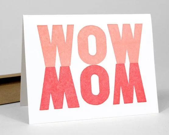 Wow Mom Card