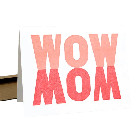 Wow Mom Card