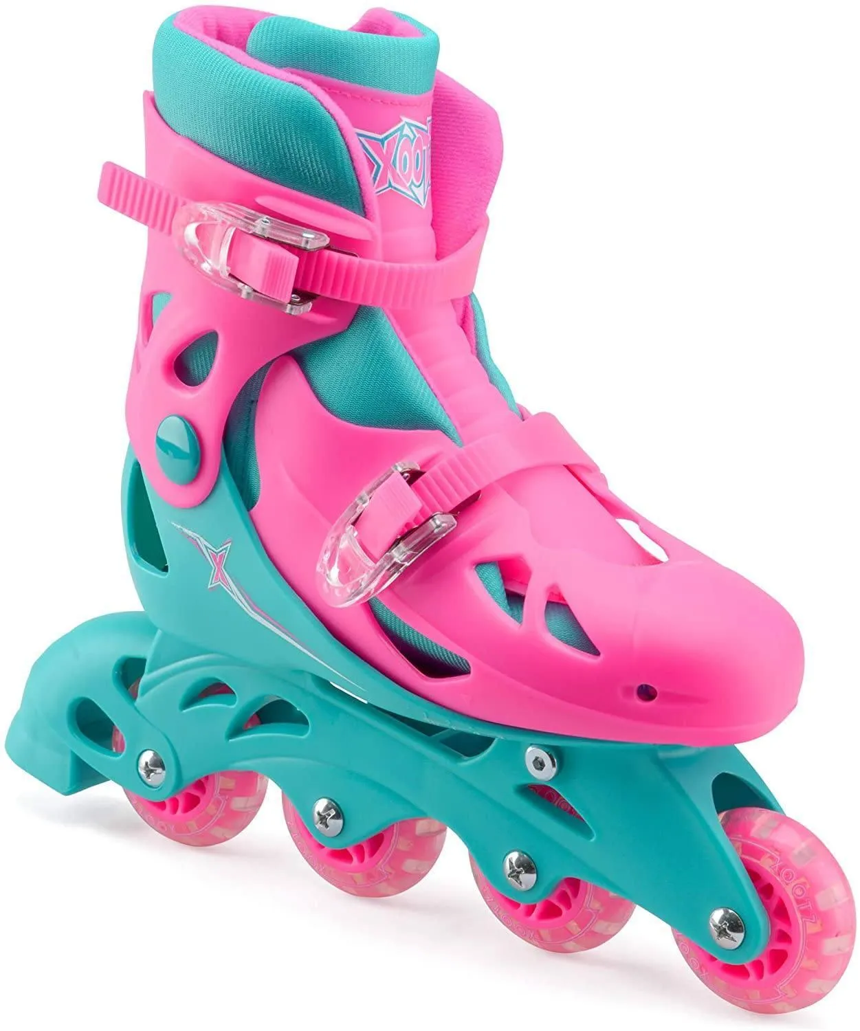 XOOTZ Inline Skates Girls Pink Size Medium