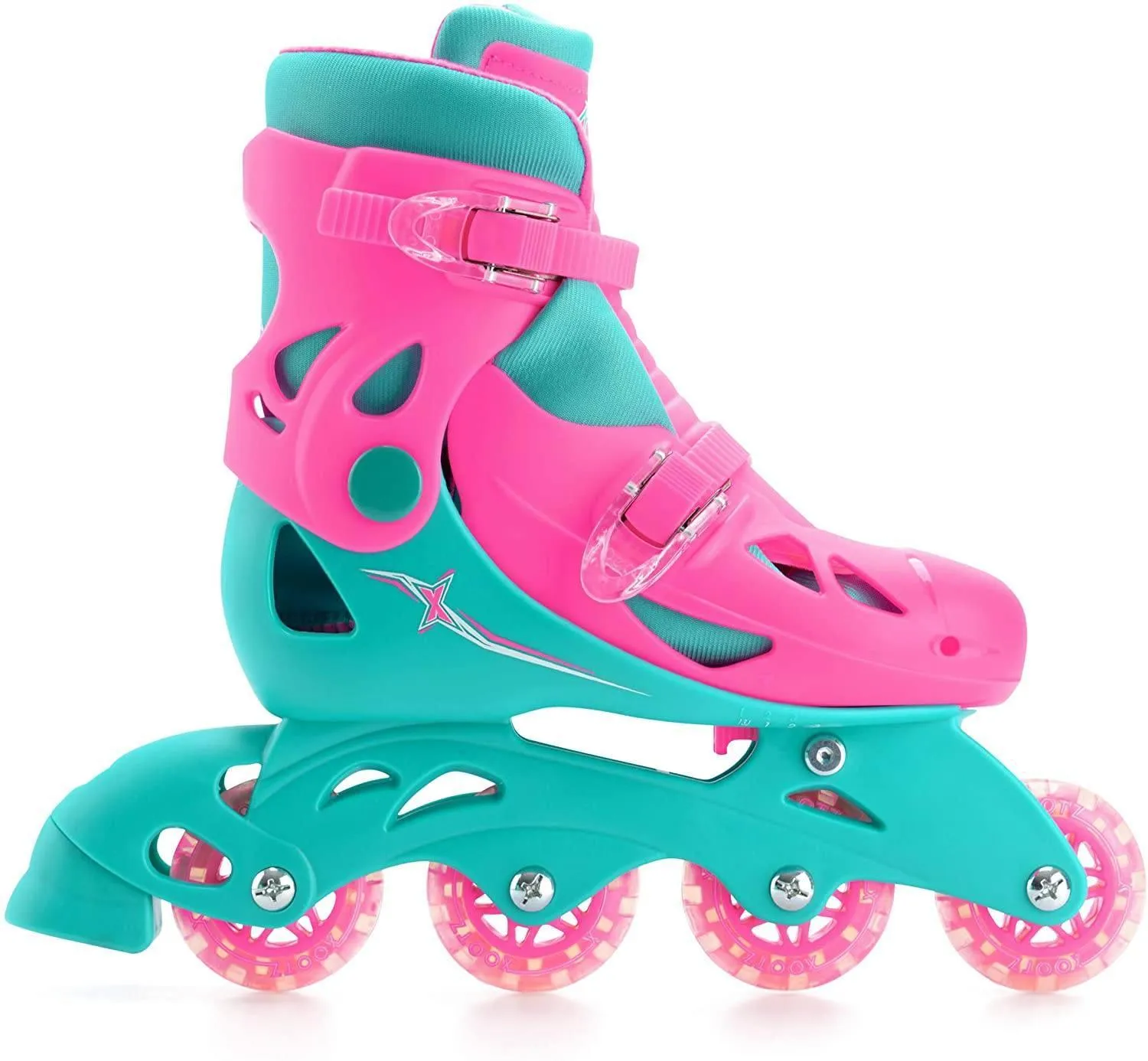 XOOTZ Inline Skates Girls Pink Size Medium