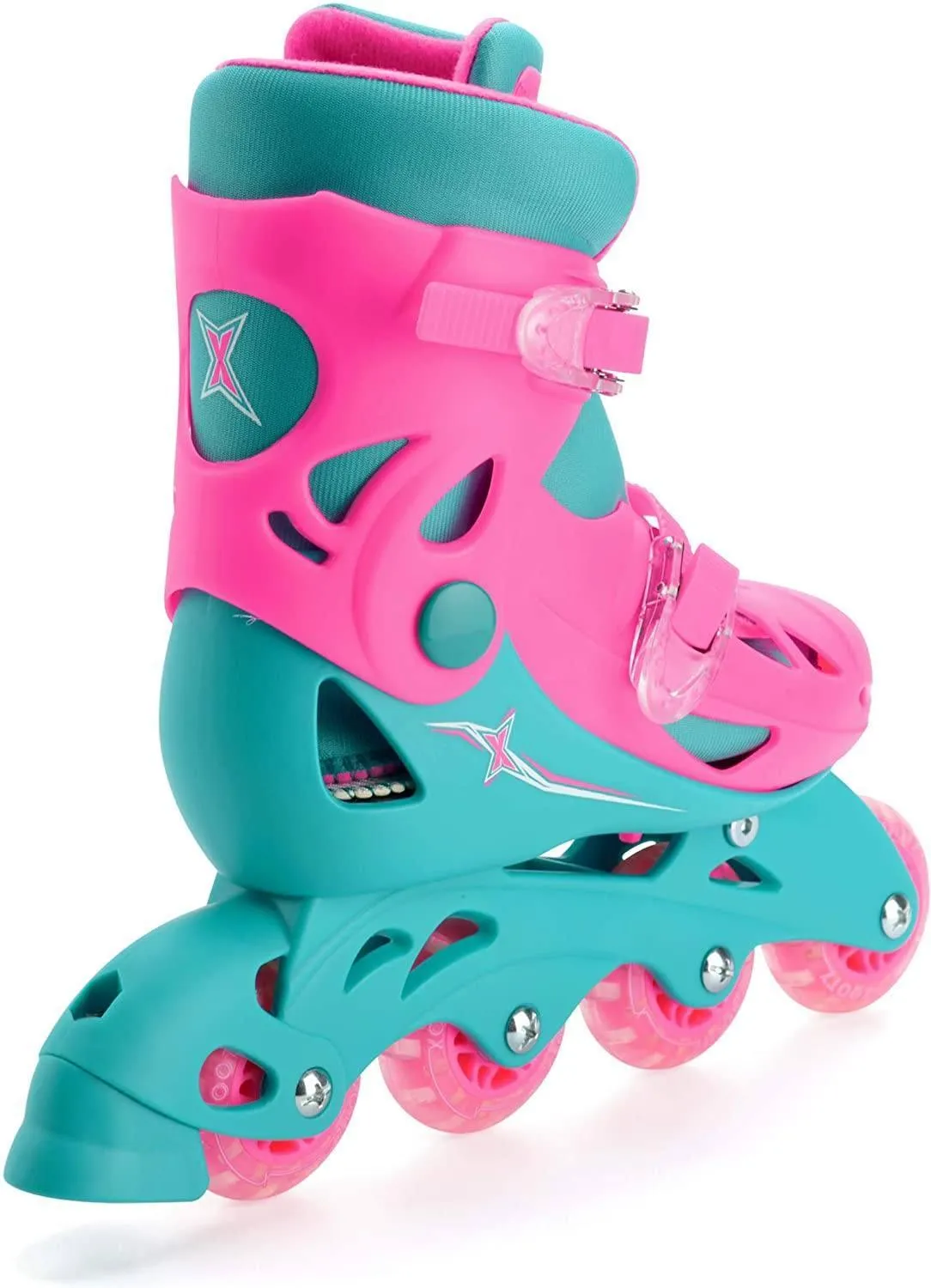 XOOTZ Inline Skates Girls Pink Size Medium