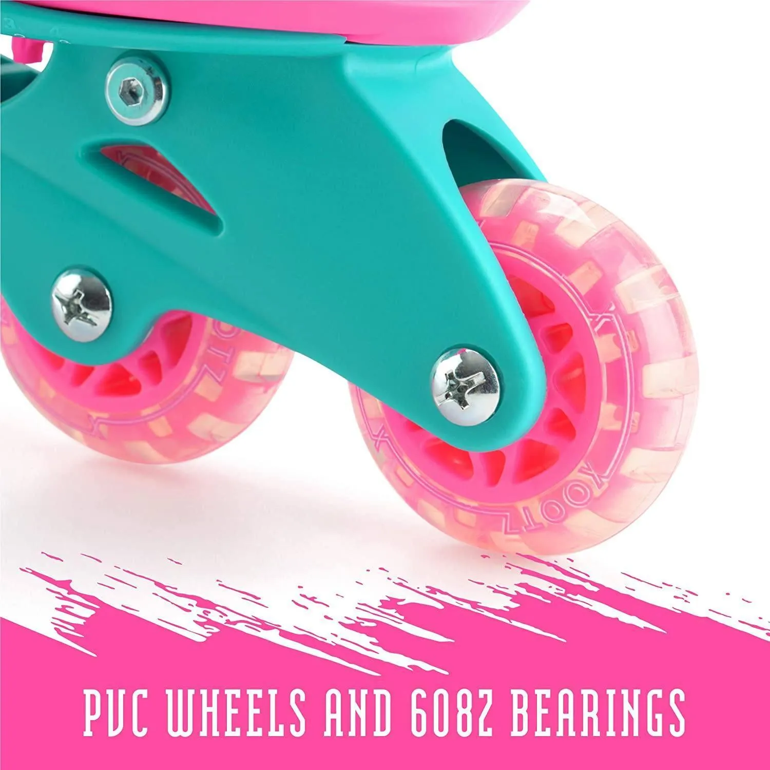 XOOTZ Inline Skates Girls Pink Size Medium