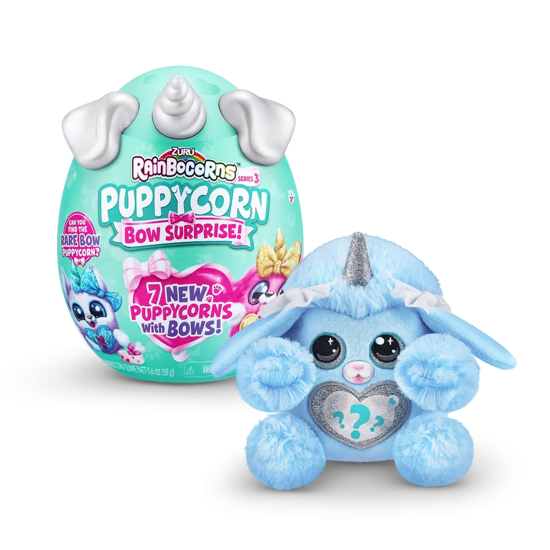 ZURU Rainbocorns Puppycorns Series 3 Bow Surprise Assorted Styles