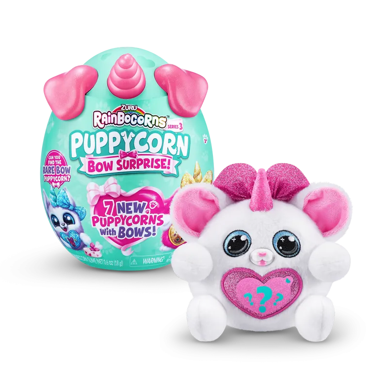 ZURU Rainbocorns Puppycorns Series 3 Bow Surprise Assorted Styles