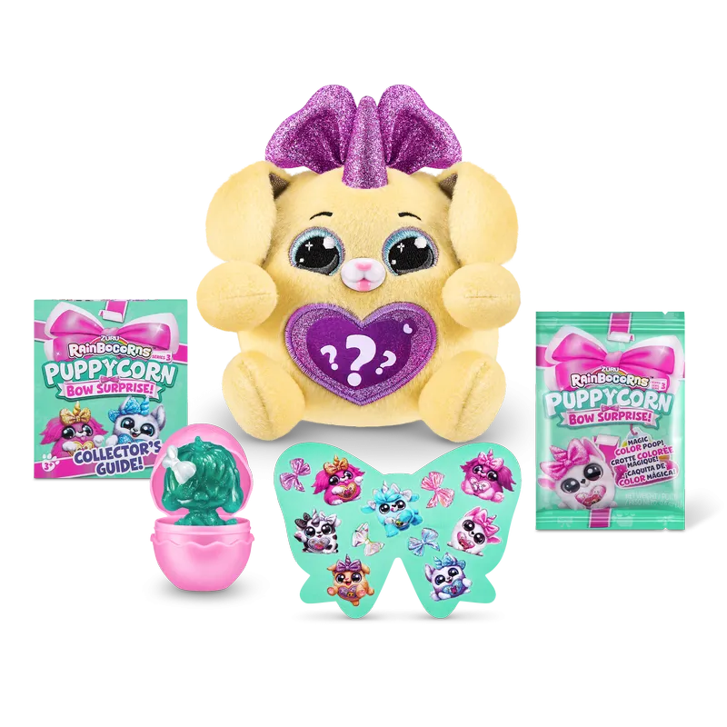 ZURU Rainbocorns Puppycorns Series 3 Bow Surprise Assorted Styles